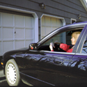 Car in driveway
